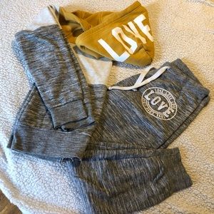 Reflex zip up hoodie and sweatpants set